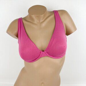Women's Calvin Klein Underwire Bra size 36D Fuchsia Pink Soft Fabric